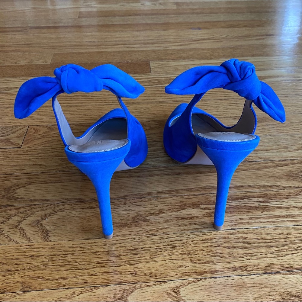 Bcbgeneration Blue Slingback Heels - image 4